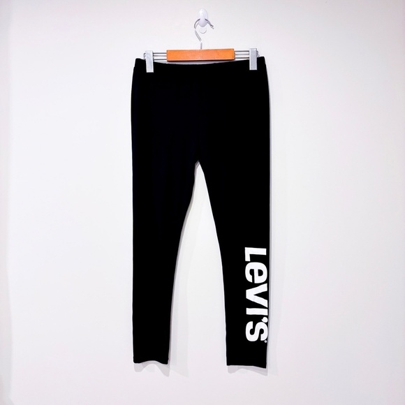 LEVI’S – High waisted black logo leggings | Comfy fit | Girls XL (13/15)* - Picture 4 of 7